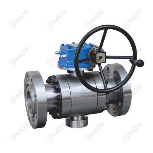 Trunnion ball valve-9